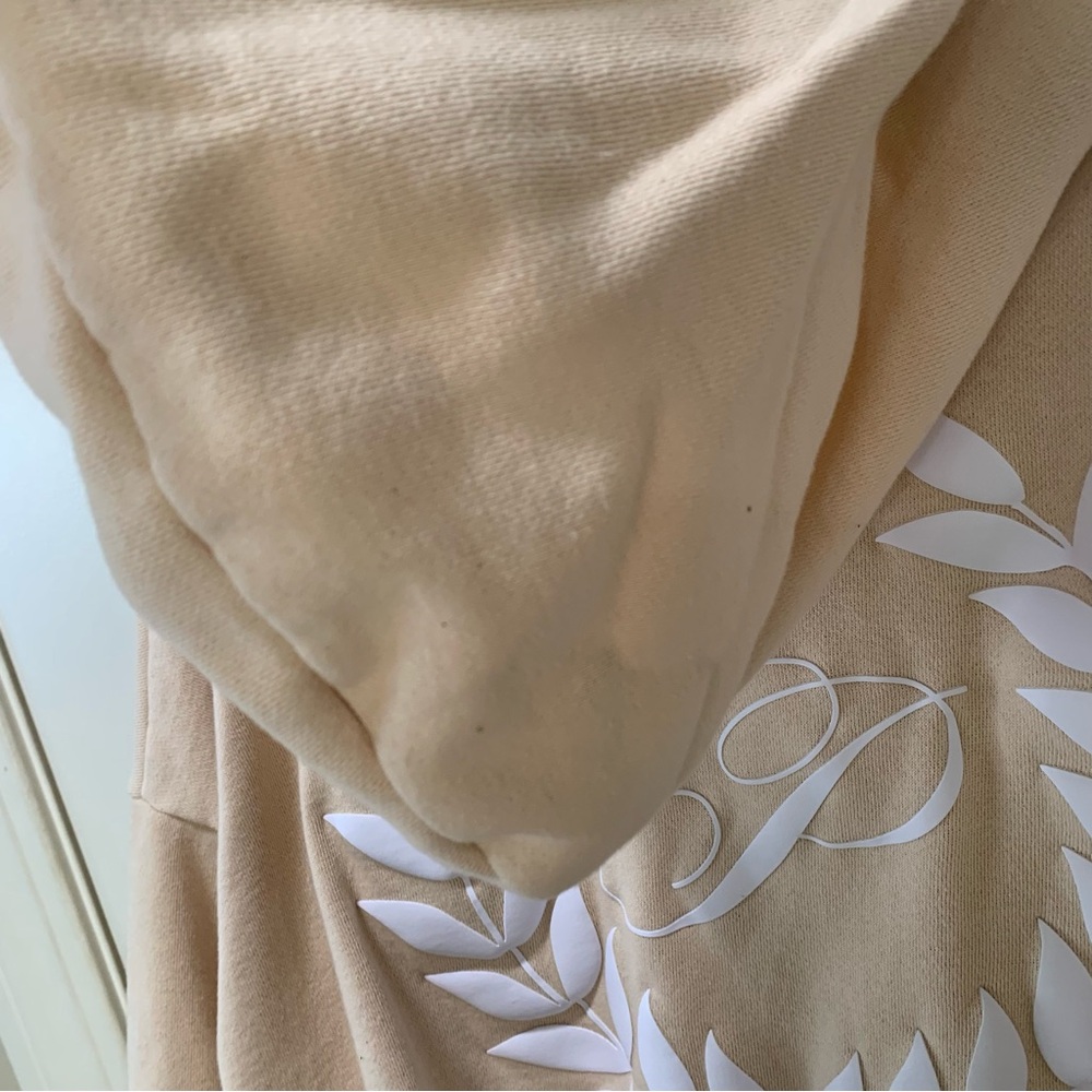 Victoria's Secret Pink Zip Up With Design Tan Hoodie - Picture 7 of 9
